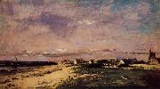 Charles-Francois Daubigny French Coastal Scene oil painting reproduction